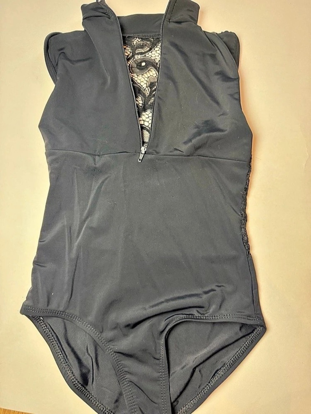 Black Leo lace on back
